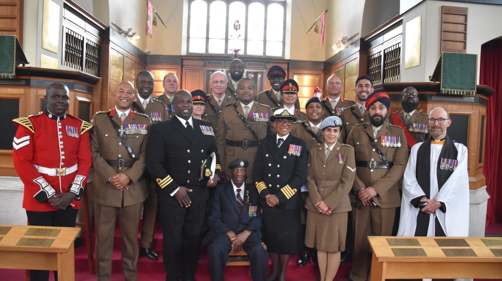 Uniformed personnel at St Georges Church, Ypres
Credit: Manpreet Kaur Maycock